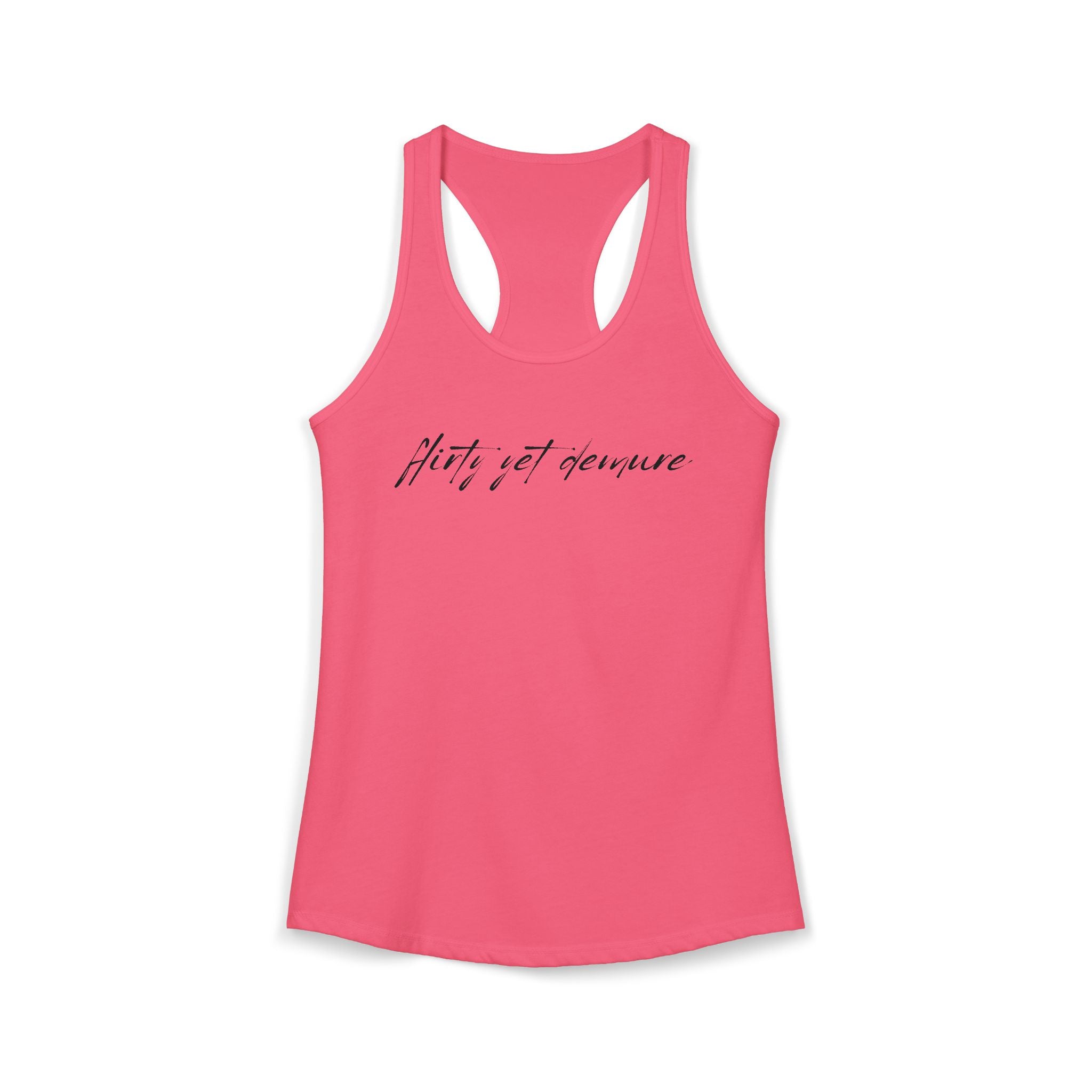 Flirty Yet Demure Racerback Tank