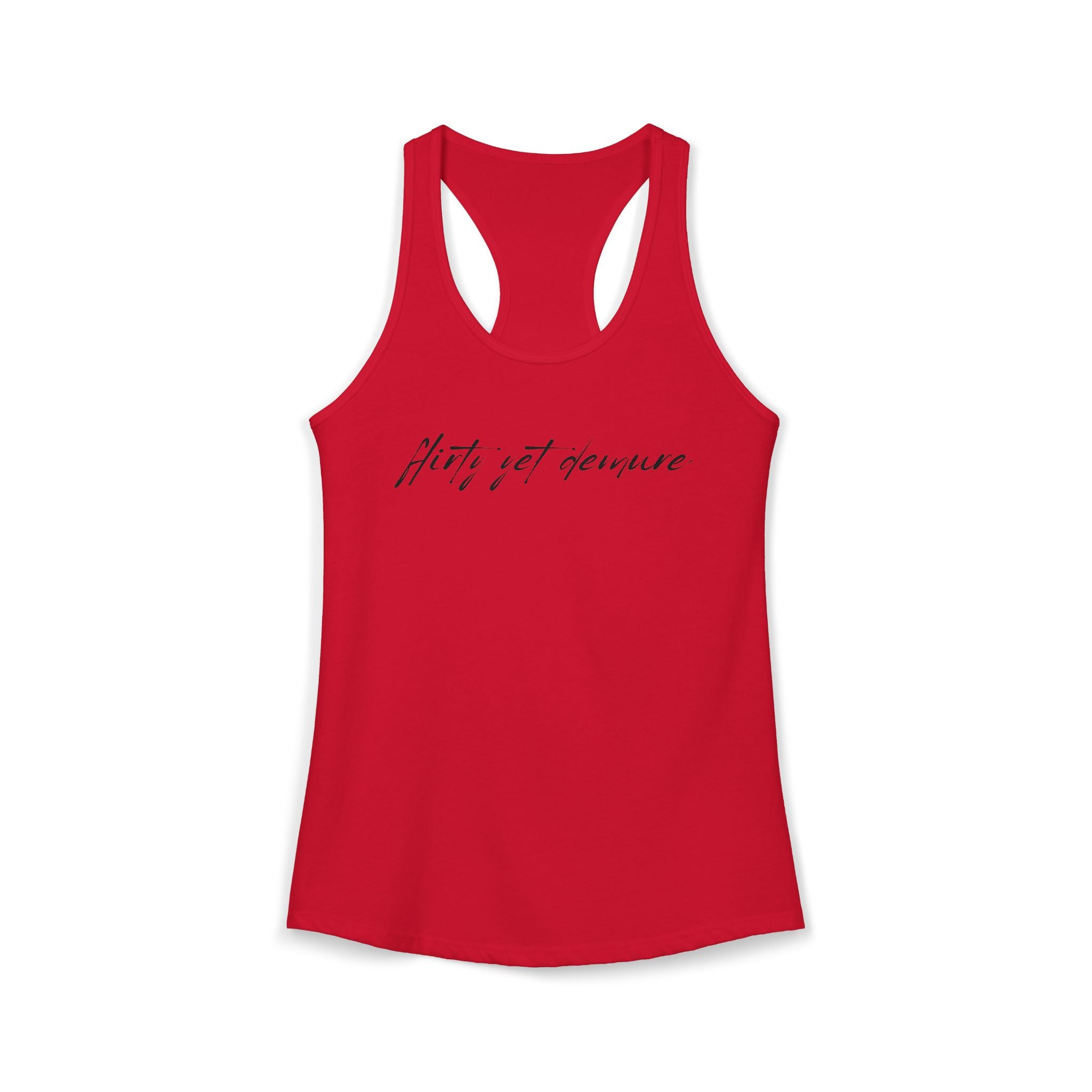 Flirty Yet Demure Racerback Tank