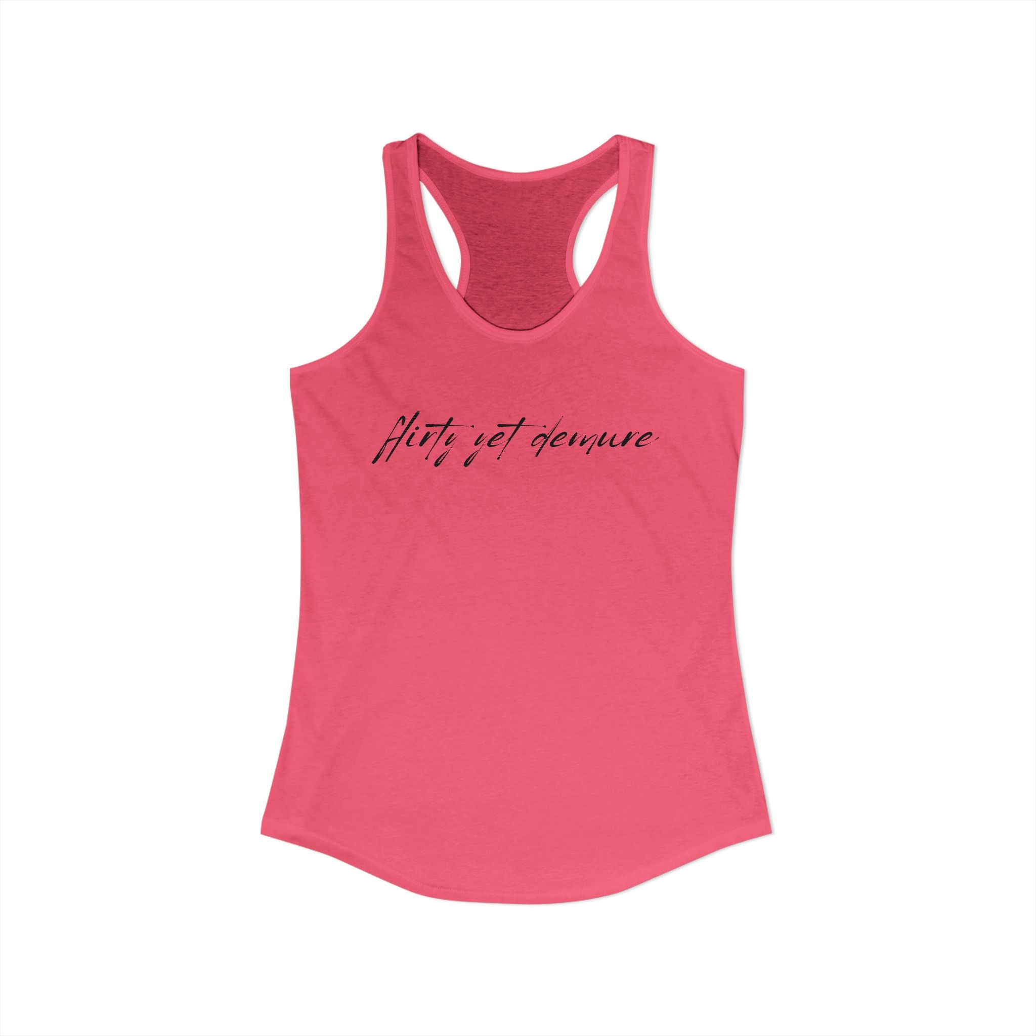 Flirty Yet Demure Racerback Tank