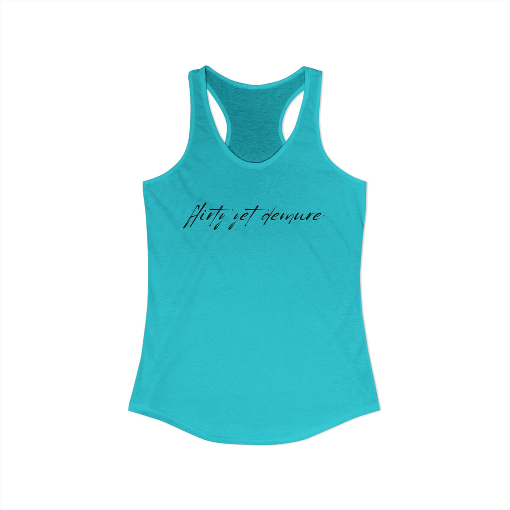 Flirty Yet Demure Racerback Tank