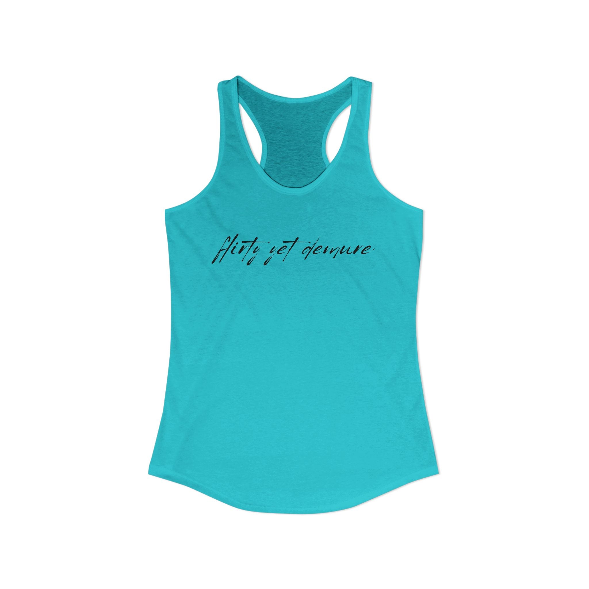 Flirty Yet Demure Racerback Tank