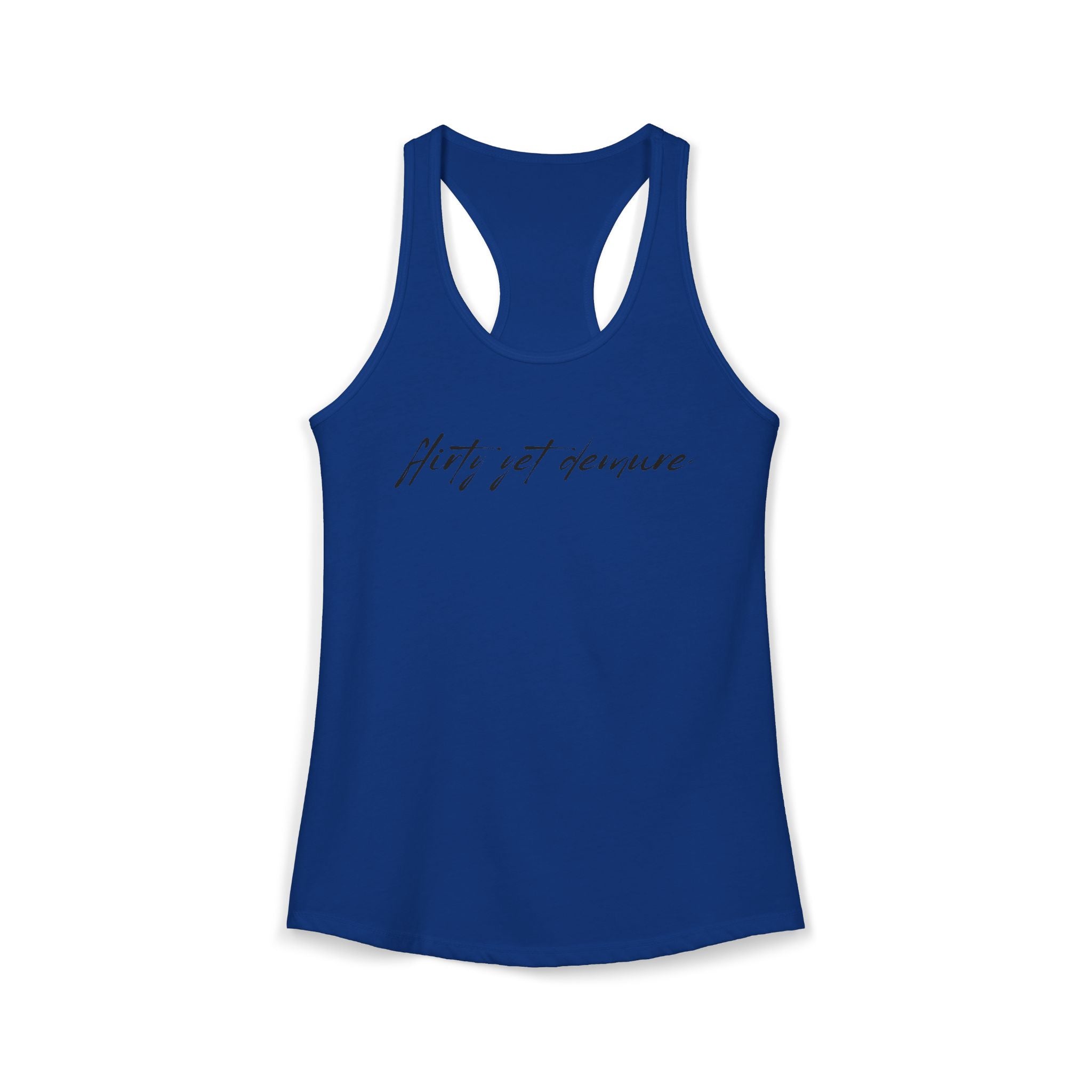 Flirty Yet Demure Racerback Tank