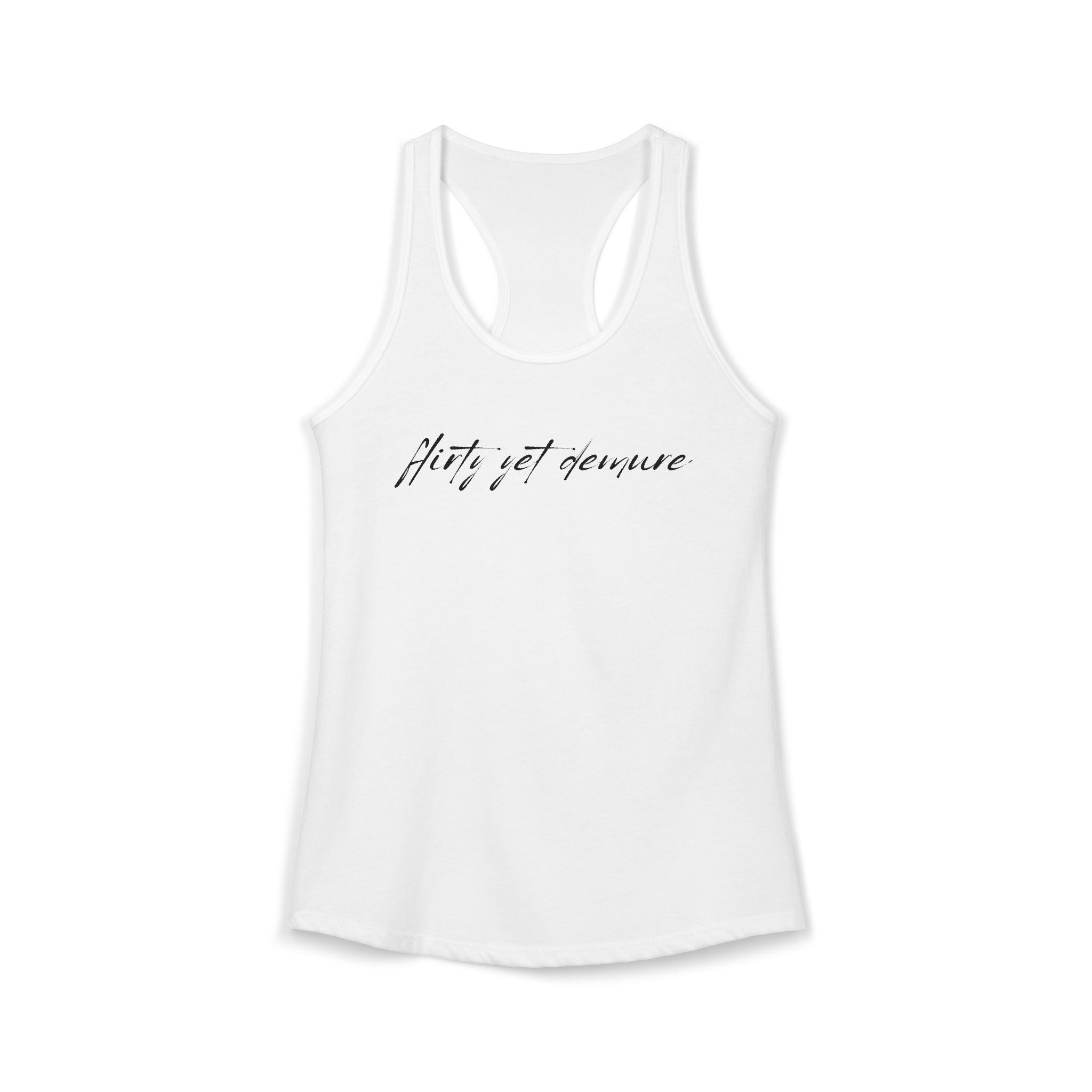 Flirty Yet Demure Racerback Tank