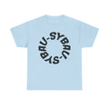 'SYBAU' - Shut Your Bitch Ass Up - Rotating Graphic Cotton T-Shirt