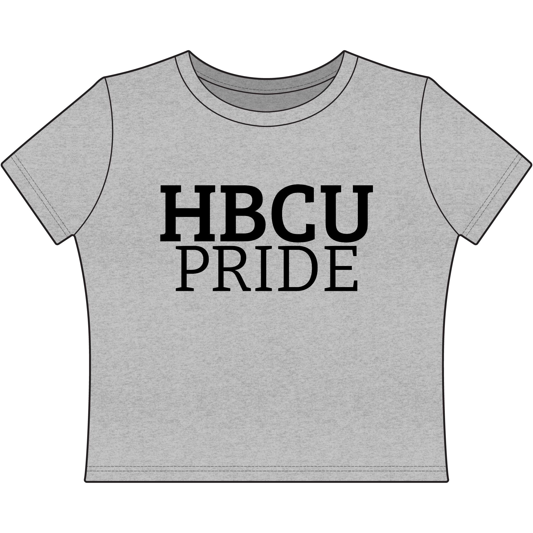 "HBCU PRIDE" Women's Baby Tee