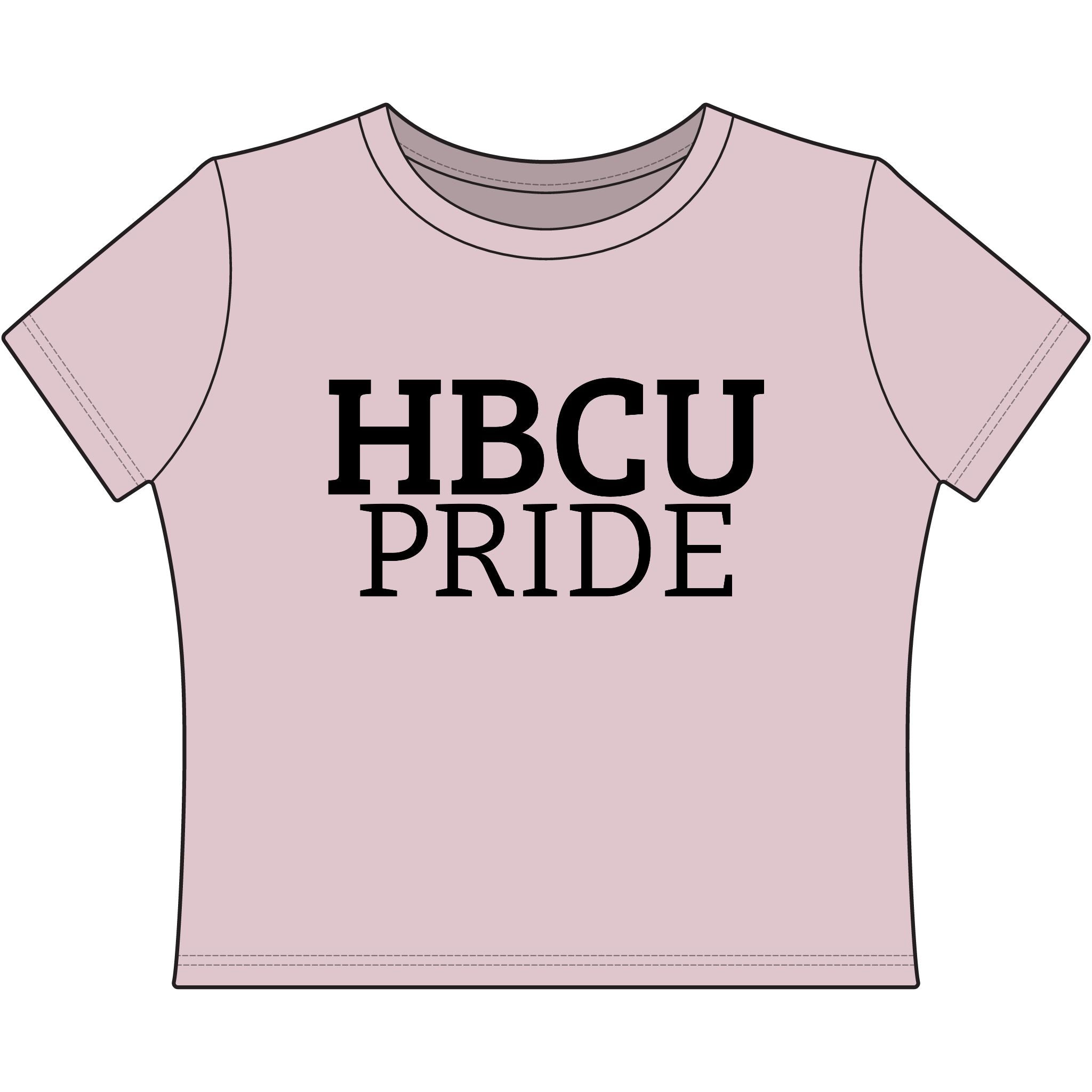 "HBCU PRIDE" Women's Baby Tee
