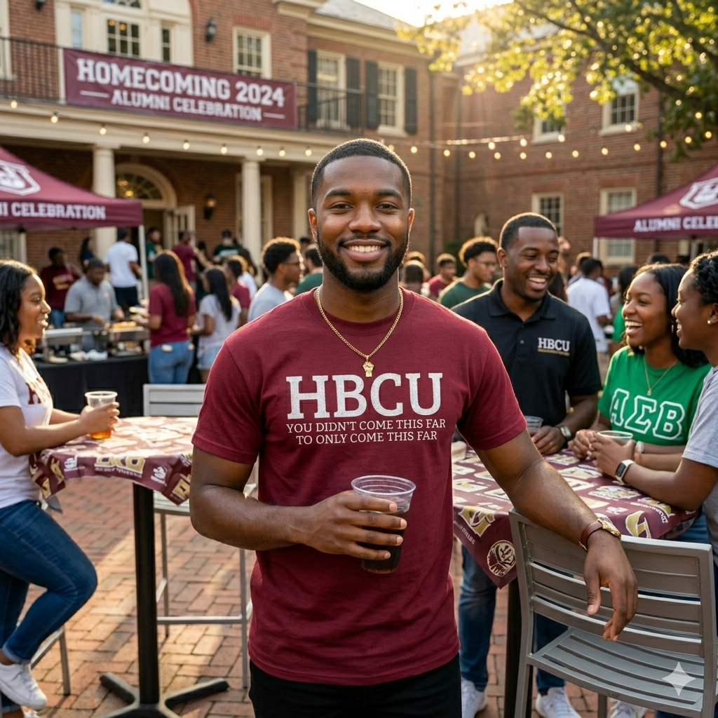 HBCU "YOU DIDN'T COME THIS FAR TO ONLY COME THIS FAR" T-Shirt